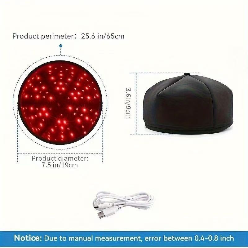 Red Light Hair Growth Cap, Infrared Hair Health Cap, LED